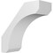 Ekena Millwork 4-in. W x 10-in. D x 10-in. H Legacy Architectural Grade PVC Knee Brace BRCP04X10X10LEC - alternate 1